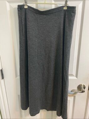 Vintage Signature Virgin Wool Maxi Skirt Pockets Women’s Size Medium Classic